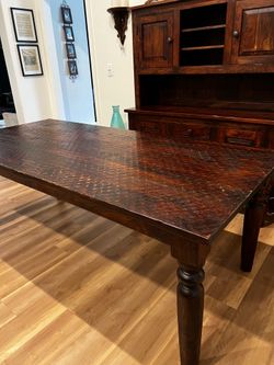 Rare Sourav Dining Table and Hutch