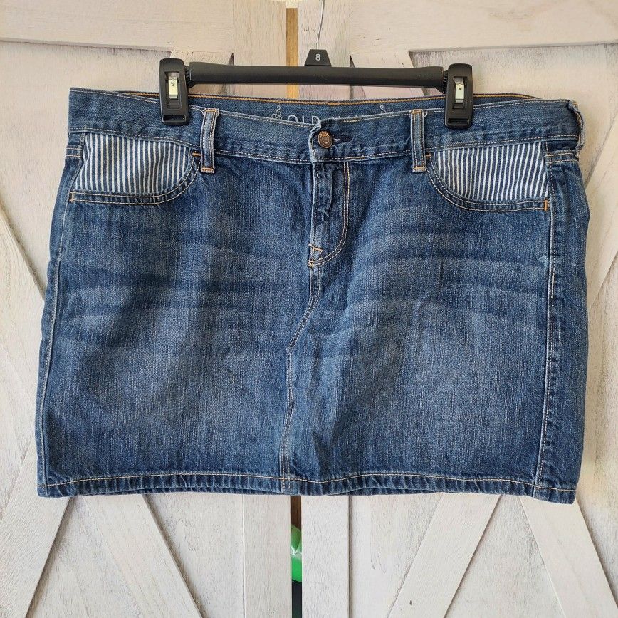 Denim Mini Skirt