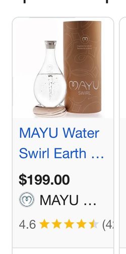 Mayu water structure swirl device