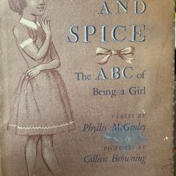 Sugar and Spice: The ABC of Being a Girl by Phyllis McGinley.