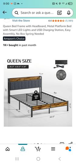 Queen Size Bed Frame
