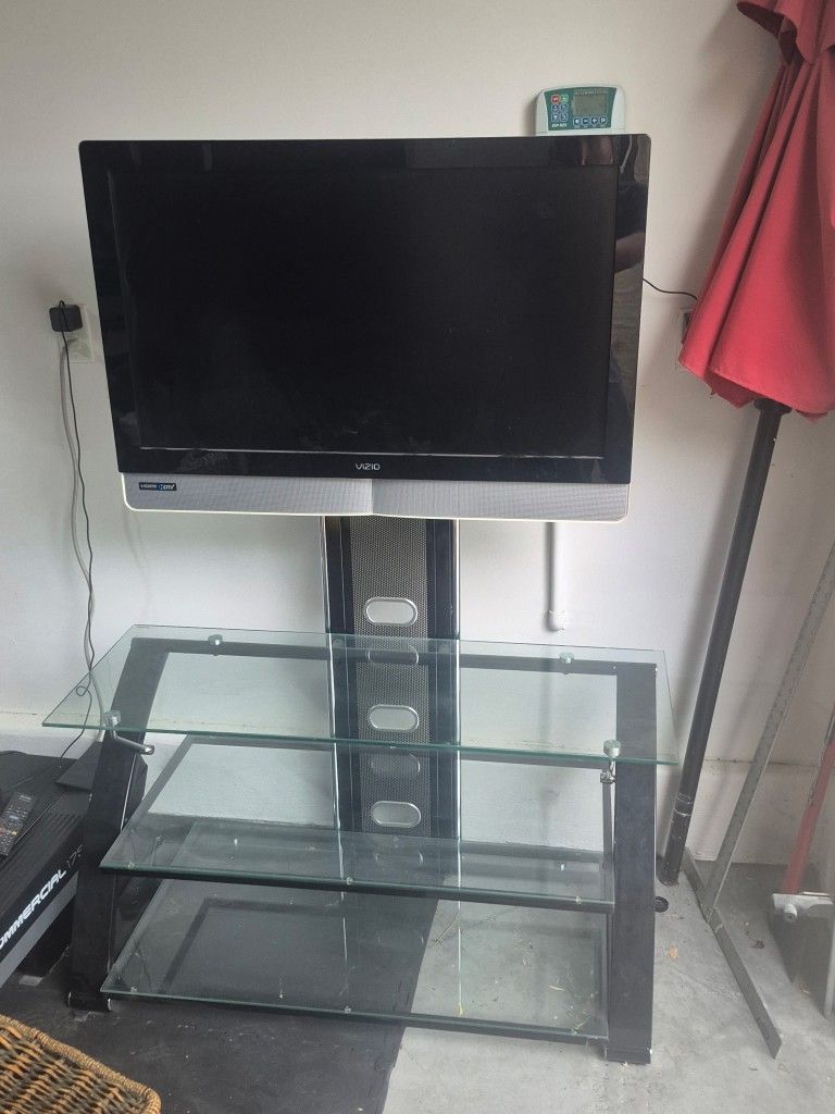 Tv Stand Glass Shelves