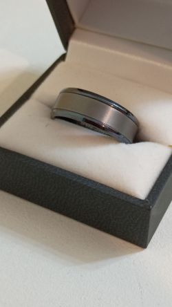 Titanium wedding band