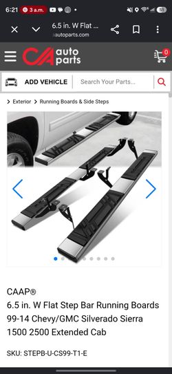 Chevy Silverado Running Boards