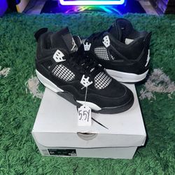 Jordan 4 White Thunder GS