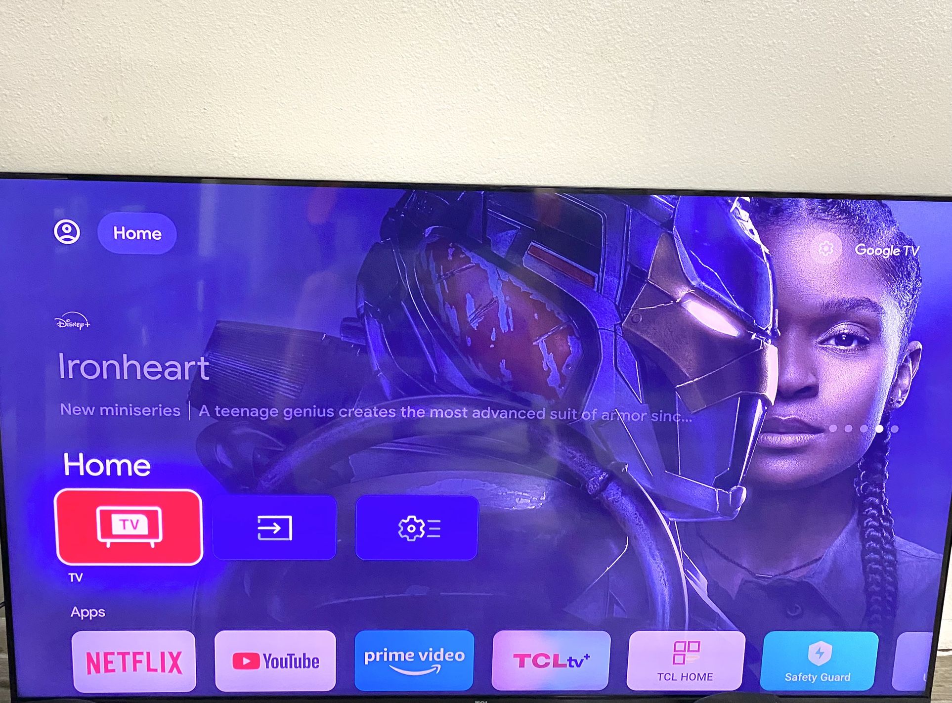 55 Inch TCL Smart 4k QLED Tv
