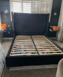 Queen Upholstered bed frame