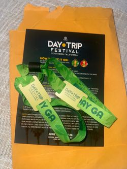 (2) 2-Day GA Day Trip Tickets for Sale