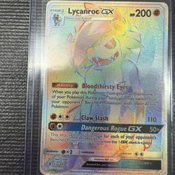Pokemon, Lycanroc GX (Secret) - Guardians Rising