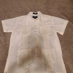 Kids Guayabera Shirt