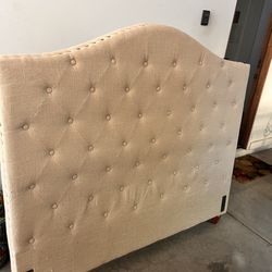 Queen size headboard And Frame