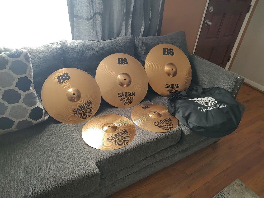 B8 Sabians Set Off Cymbals