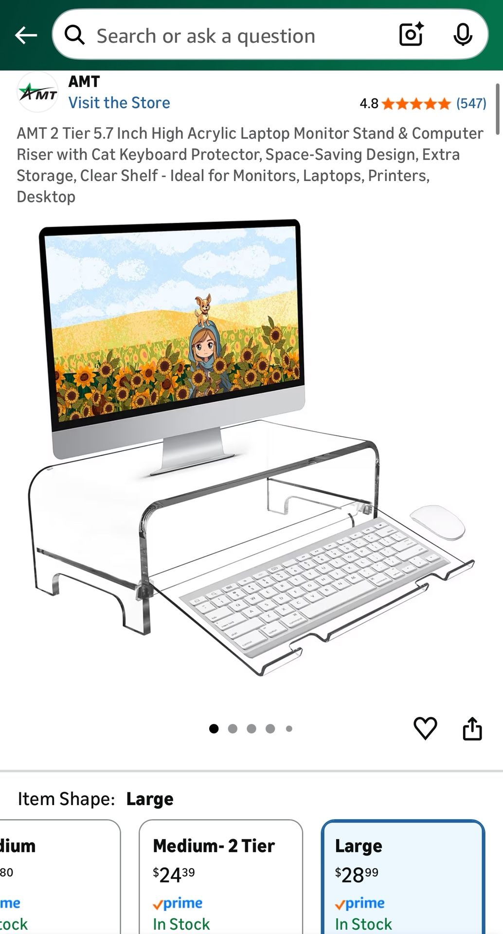 Laptop Monitor Stand/ Cat Keyboard Protector