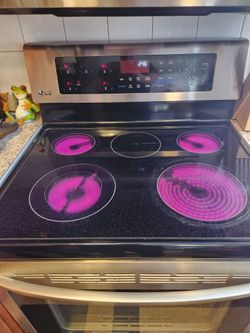 LG Electric Stove. Used.