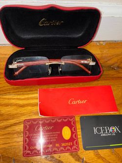 Real moissanite Cartier eyeglasses✅