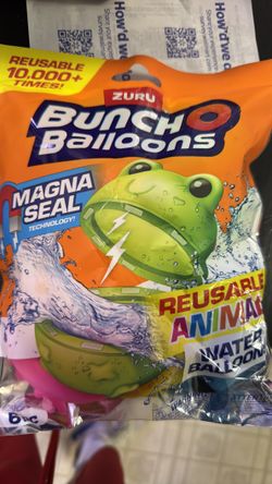 Reusable animal water balloons