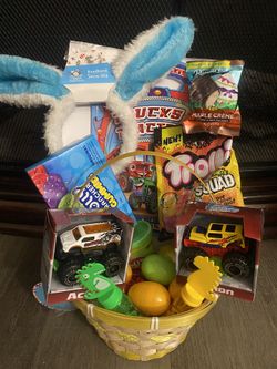 Monster Trucks Easter Basket 