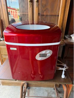 NewAir Portable Countertop Ice Maker AI-215R – Works Great – Red