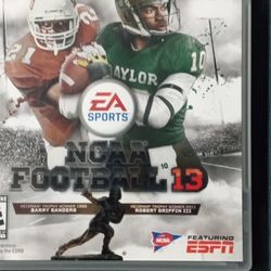 NCAA Football 13 PS3 Game Mint Working Condition $80 FINAL PRICE 