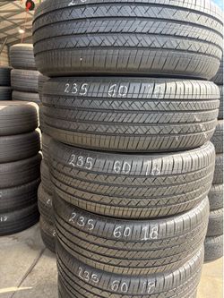 235/60r18 Bridgestone Tires In Great Shape