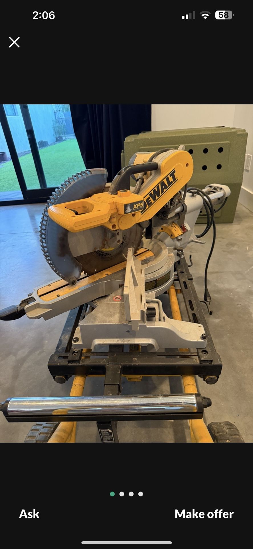 Dewalt Saw And Adjustable Stand