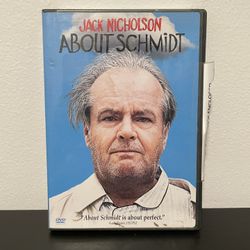 About Schmidt DVD Movie Like New Jack Nicholson Hope Davis Widescreen 2003