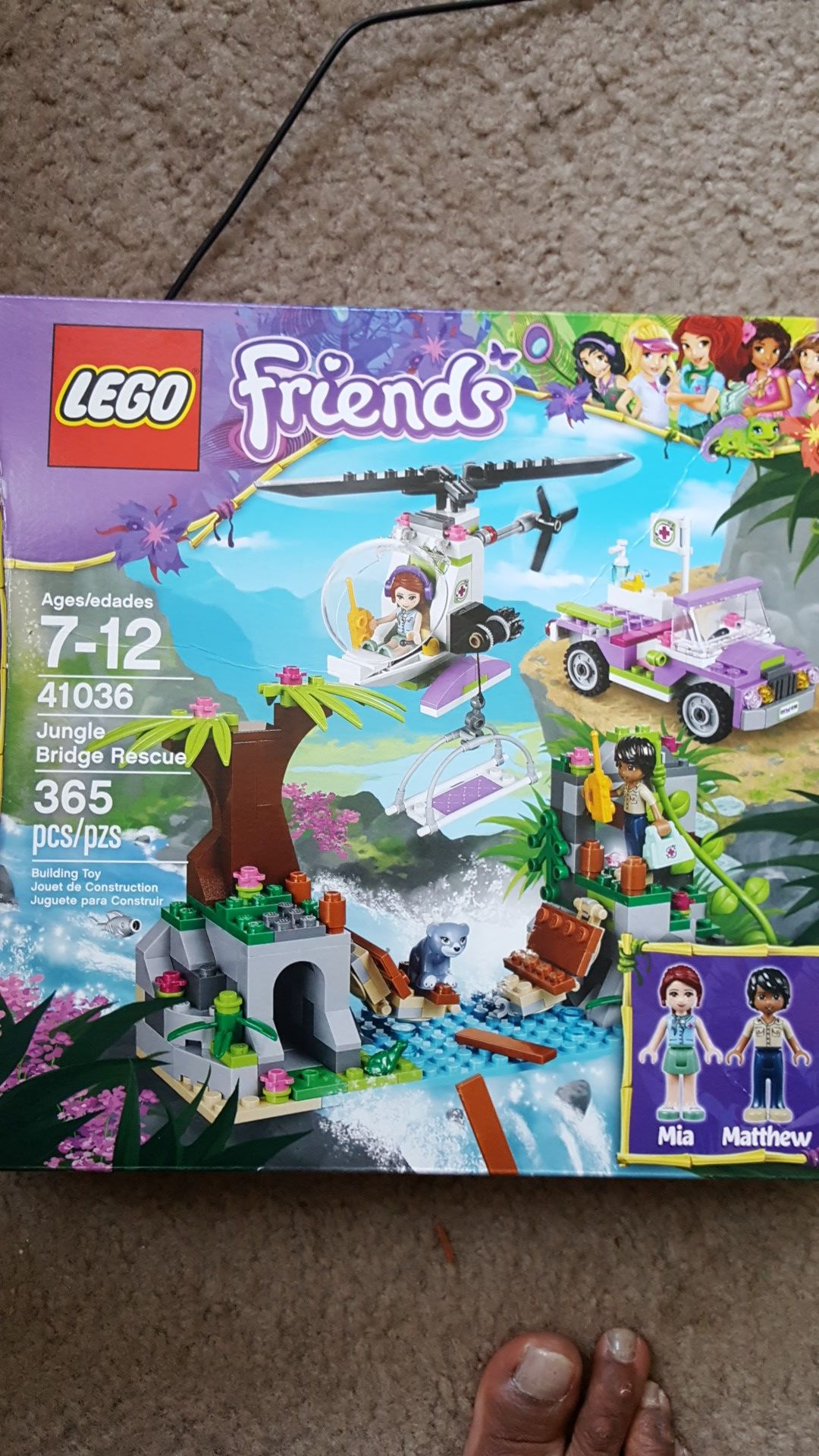 Lego Friends 41036 jungle Bridge rescue
