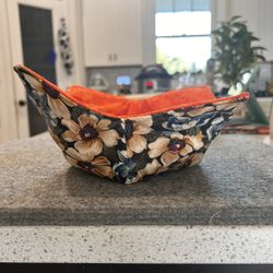 Handmade Cotton Bowel Cozy Floral Print