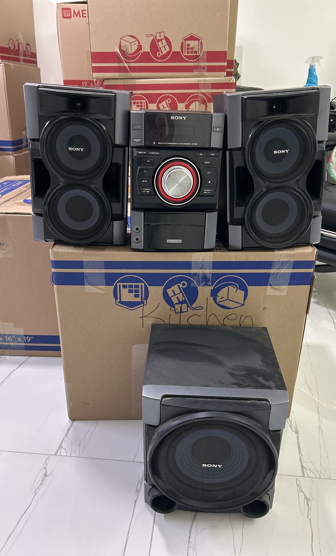 Sony component a stereo system