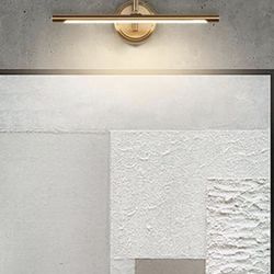 Modern Brass Picture Light Hardwired - 16.54'' for Wall Painting and Artwork Display - 7W LED Wall Lights(45W Eqv.) - Warm White 3000K - Hard Wired Co