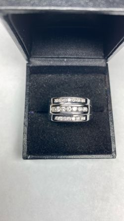 Men’s White Gold Diamond Ring