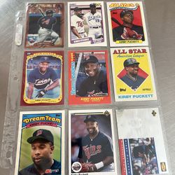Kirby Puckett Baseball Card Lot