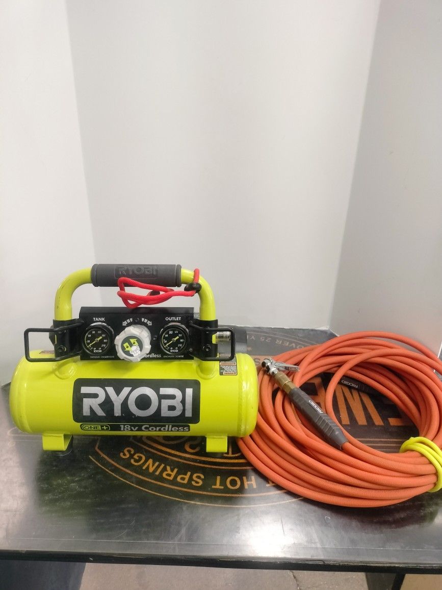 Ryobi Battery Operated Air Compressor