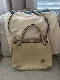 Tory Burch McGraw smooth leather satchel
