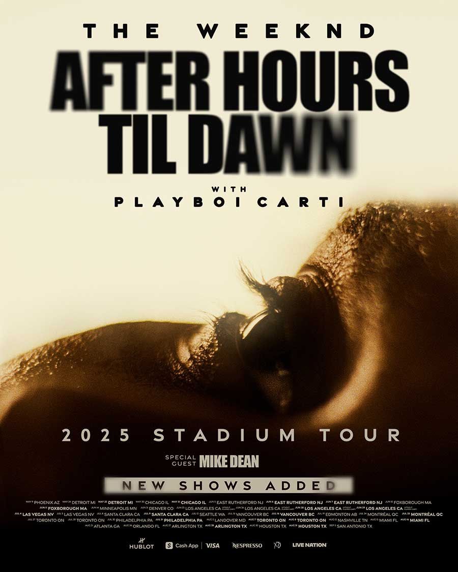 The Weeknd After Hours Til Dawn Tour with Playboi Carti Tickets
