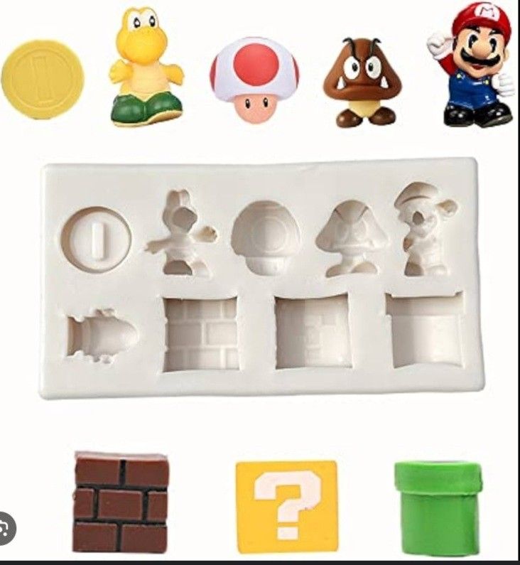 Super Mario Silicon Mold $10