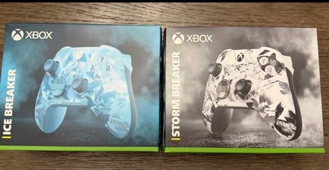Xbox controllers - Ice breaker and Storm Breaker