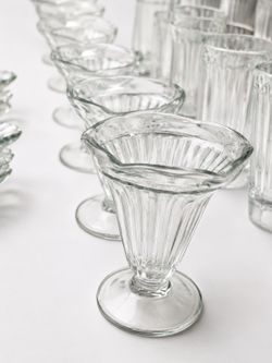 Vintage pressed-glass collection