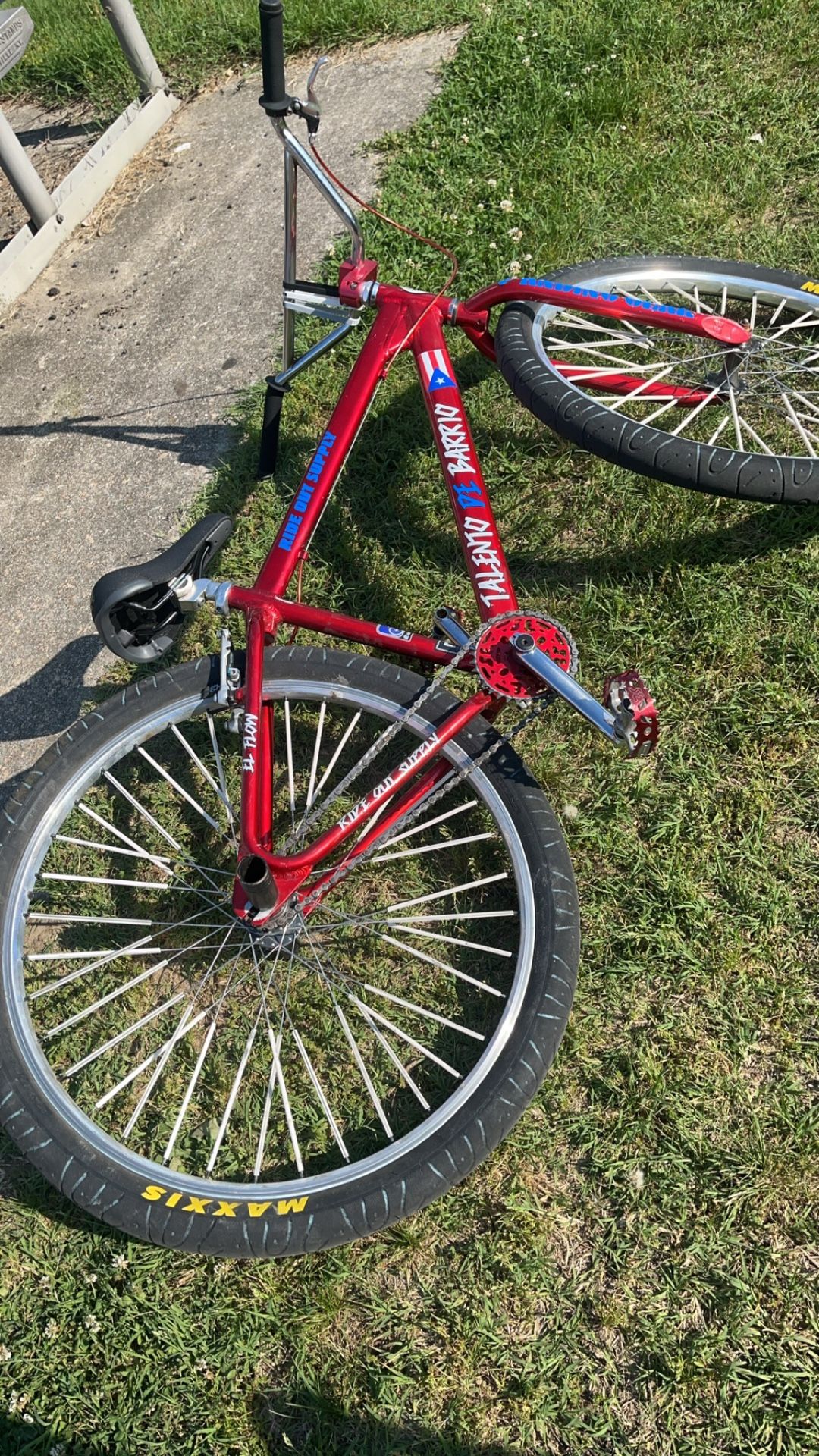 29 inch red ano custom