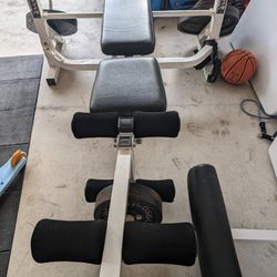 Weight Bench With Plates