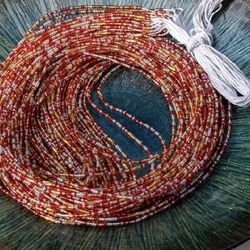 Authentic West African Waist Beads -Red