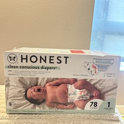 Honest diapers size 1