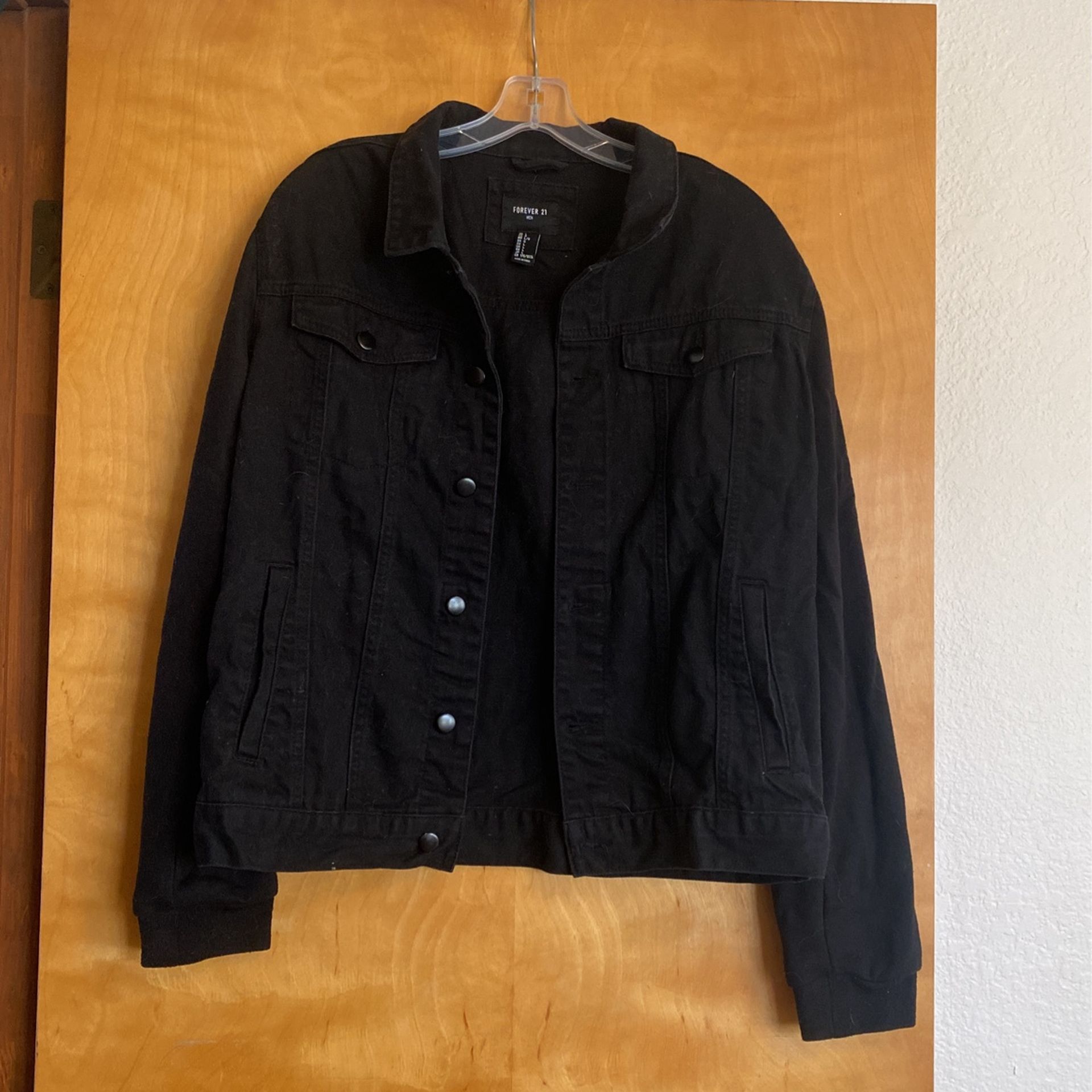 Men’s Black Denim Jacket