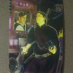 1996 Star Wars Finest Topps #43 Kyp Durron Force Users Refractor Movie Art Collectible Vintage Trading Card Chrome Chromium