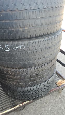 275 65 20 (4) used tires Michelin free installation
