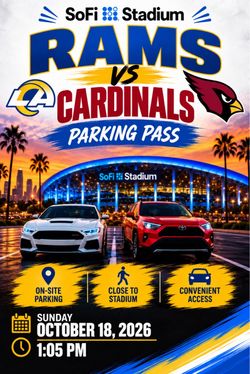 SoFi Stadium Parking Pass - Rams vs. Cardinals
