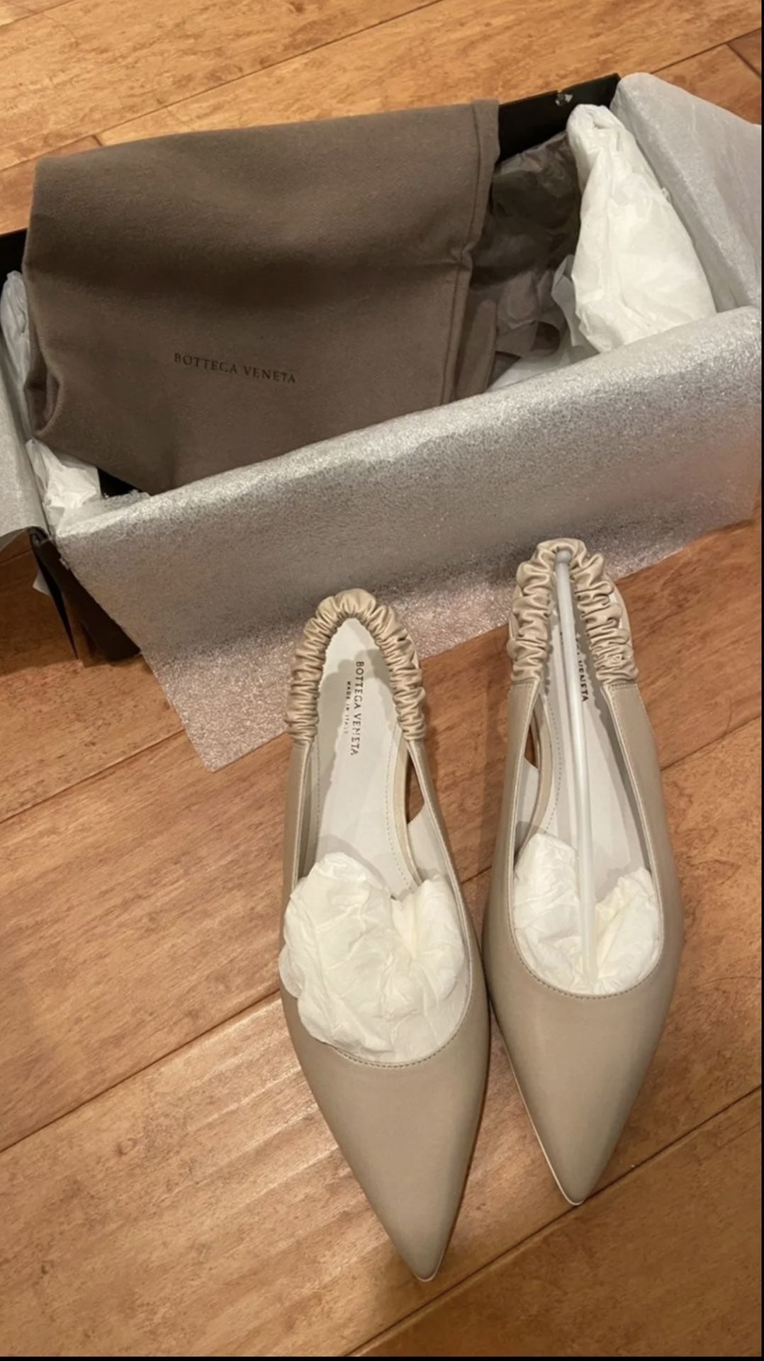 Bottega Veneta Leather Flats