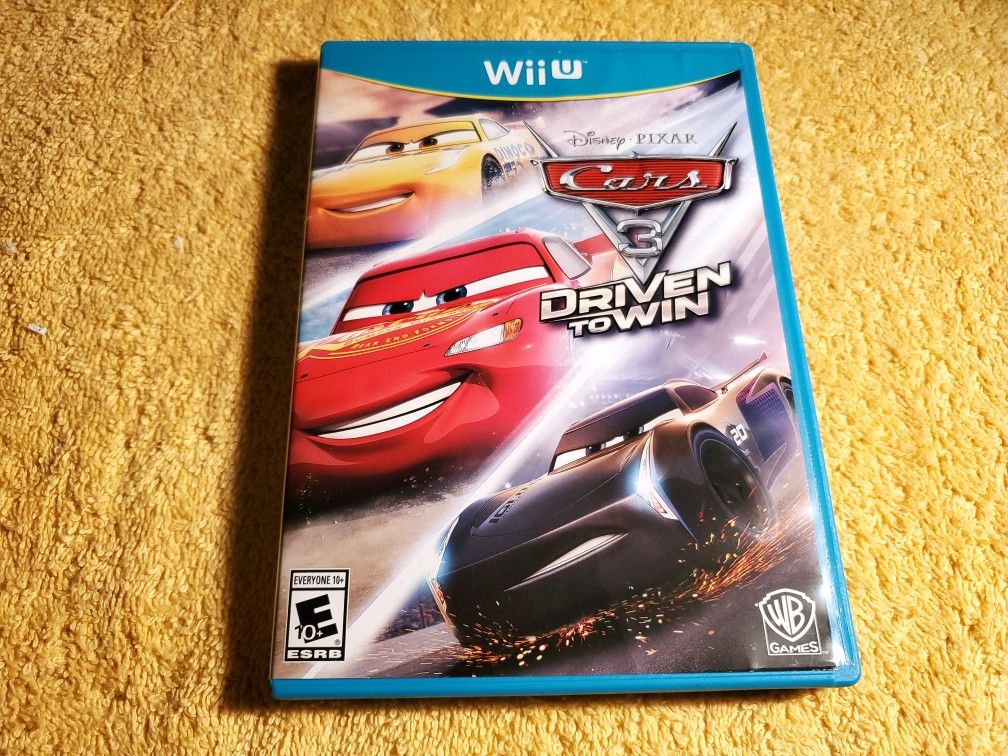 CARS 3 DRIVEN TO WIN WII U GAME COMPLETE