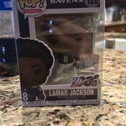 Lamar Jackson Pop Figure