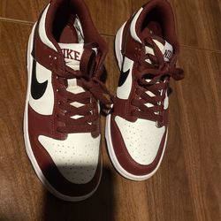 Nike Dunk Low Team Red Dark Black 